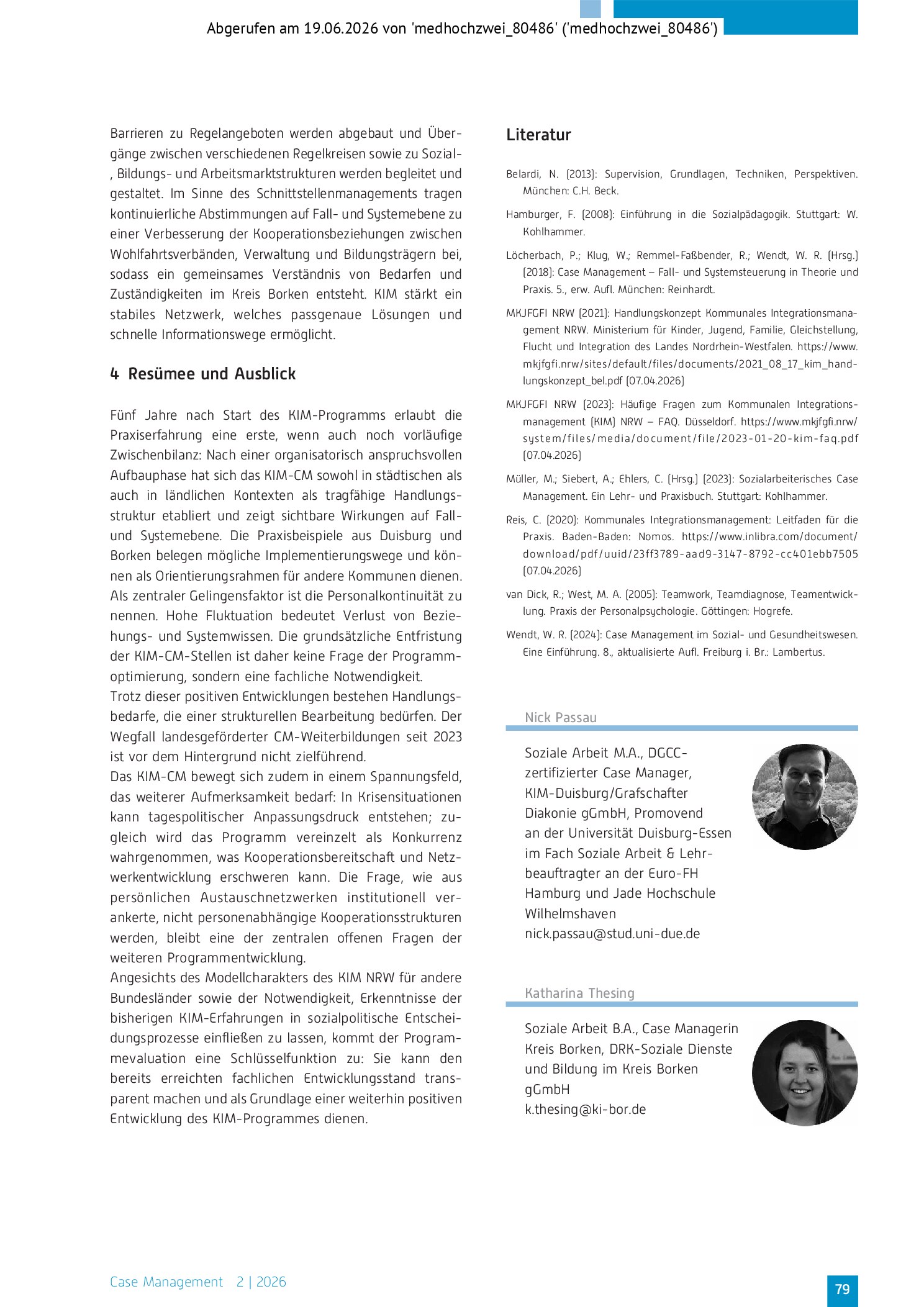 Vorschauseite 5: Kommunales Integrationsmanagement (KIM NRW) in Borken und Duisburg: Ein Vergleich zwischen Stadt und Land
