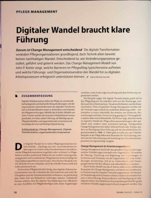 Vorschauseite 1: Digitaler Wandel braucht klare Führung