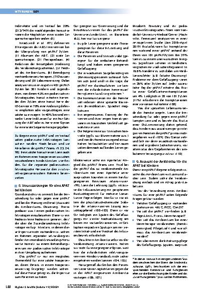 Vorschauseite 6: Ambulante parenterale Antibiotikatherapie in der Pädiatrie: eine wichtige Option für Kinderkliniken in Deutschland