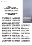 Vorschauseite 1: "Ich kann nur den Kopf schütteln."