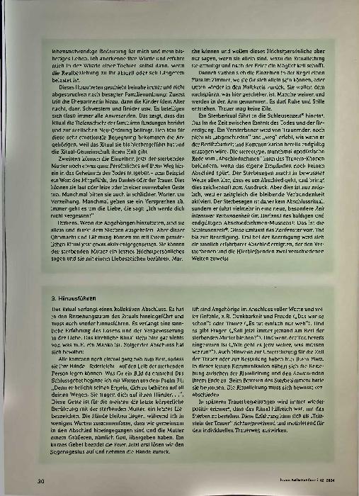Vorschauseite 3: Ein Zeichen des Friedens: Das Ritual des Sterbesegens