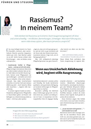 Vorschauseite 1: Rassismus? In meinem Team?