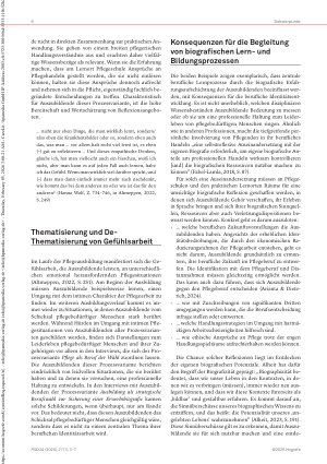 Vorschauseite 4: Eine berufliche Identität entwickeln Biografische Lernund Bildungsprozesse während der Pflegeausbildung