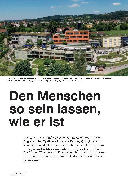 Vorschauseite 1: Den Menschen so lassen, wie er ist.