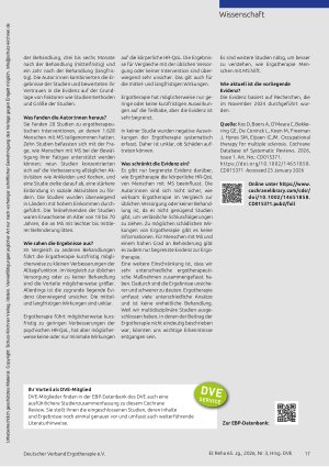 Vorschauseite 2: Plain Language Summary: Evidenz für alle