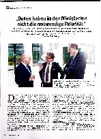 Vorschauseite 1: "Daten haben in den Ministerien nicht die notwendige Priorität."