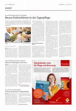 Vorschauseite 1: Neues Prüfverfahren in der Tagespflege