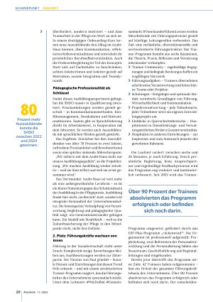 Vorschauseite 2: Zukunft gestalten: Pflege neu denken