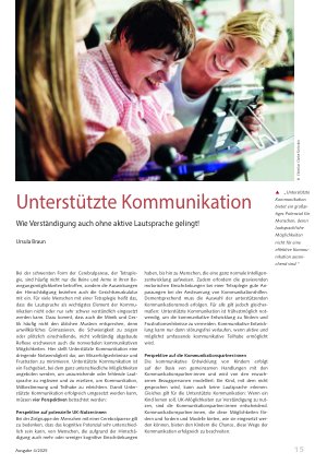 Vorschauseite 1: Unterstützte Kommunikation Wie Verständigung auch ohne aktive Lautsprache gelingt!