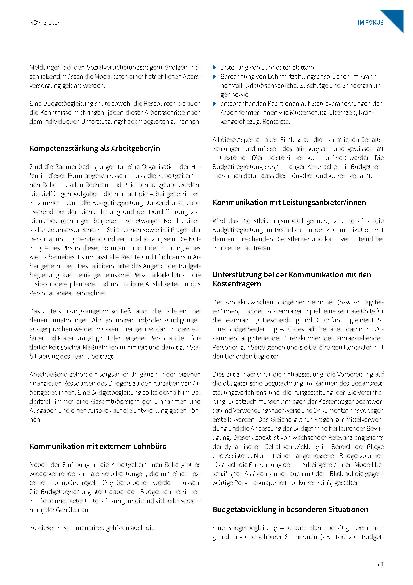 Vorschauseite 3: Qualitätsstandards in der Beratung zum Persönlichen Budget