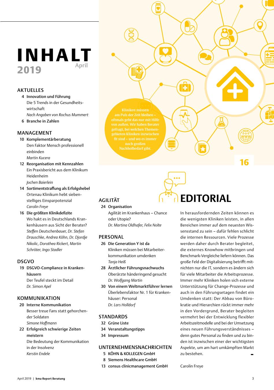 Vorschauseite 1: April 2019
