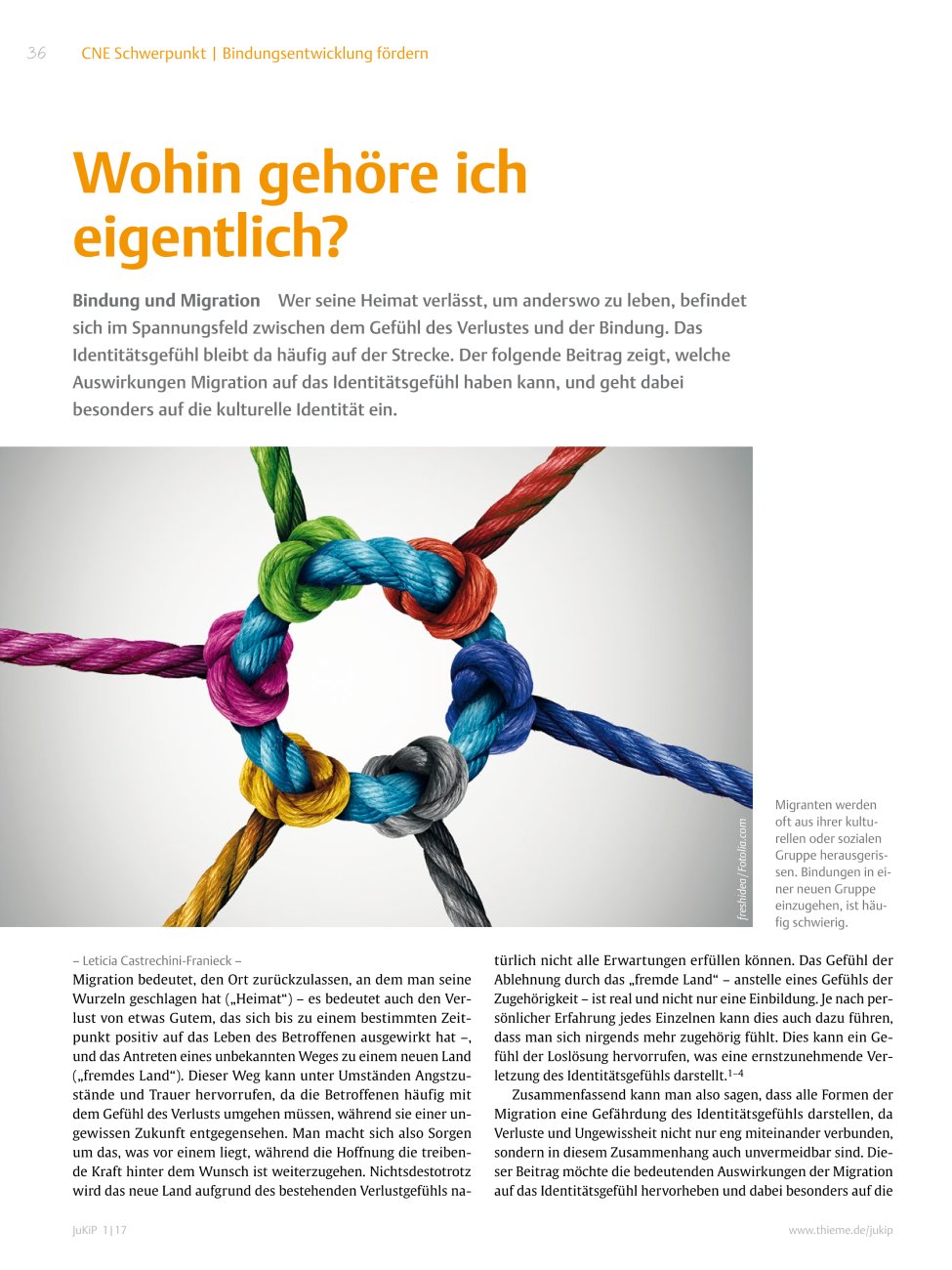 Vorschauseite 1: Wohin gehöre ich eigentlich?