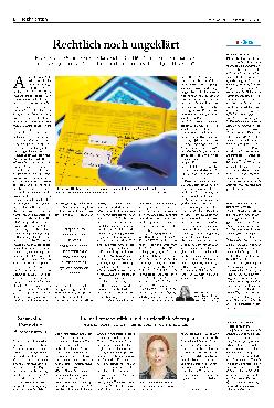 Vorschauseite 1: Rechtlich noch ungeklärt.