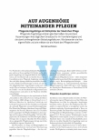 Vorschauseite 1: Auf Augenhöhe miteinander pflegen