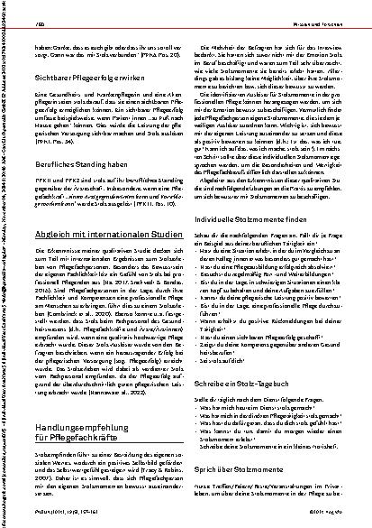 Vorschauseite 4: Stolzmomente in der professionellen Pflege: Stolz im Pflegealltag bewusst erleben und sichtbar machen.