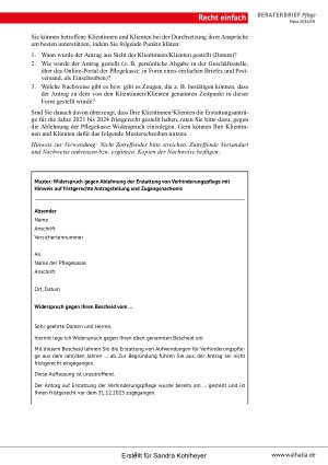 Vorschauseite 5: Beraterbrief Pflege Heft 5-2026