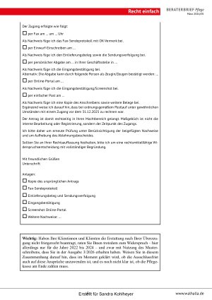 Vorschauseite 6: Beraterbrief Pflege Heft 5-2026