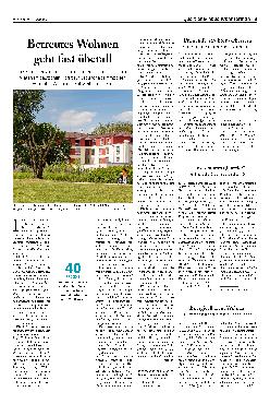 Vorschauseite 1: Betreutes Wohnen gibt es fast überall.