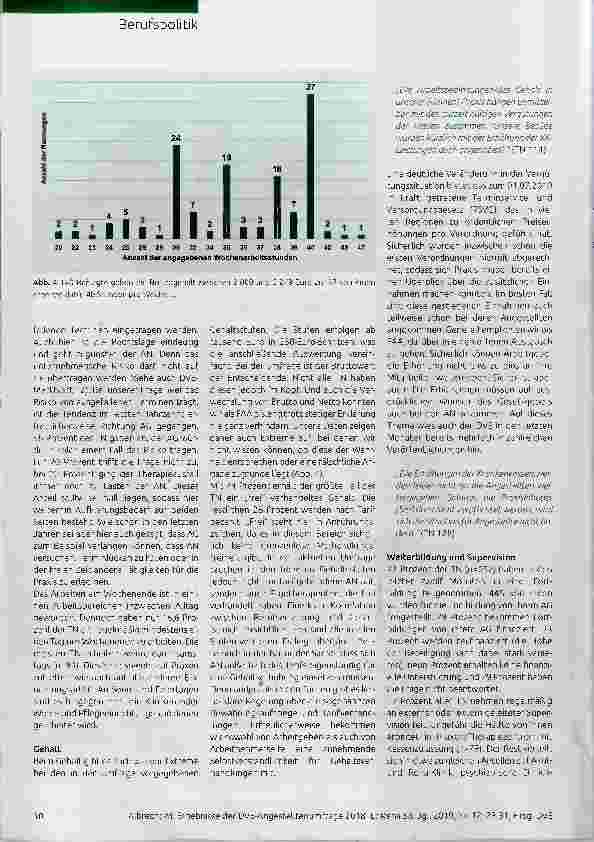 Vorschauseite 3: Wie geht es den angestellten Ergotherapeuten in Deutschland? Ergebnisse der DVE-Angestelltenumfrage 2018