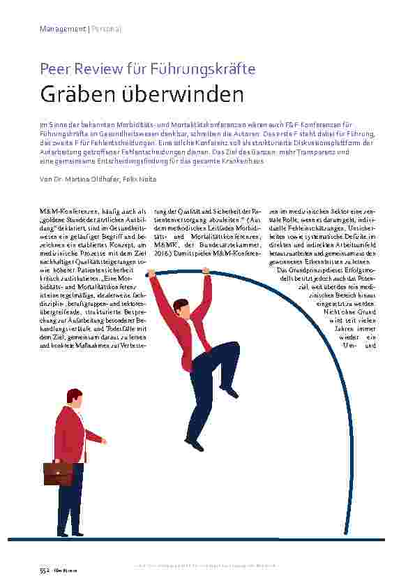 Vorschauseite 1: Peer Review für Führungskräfte: Gräben überwinden