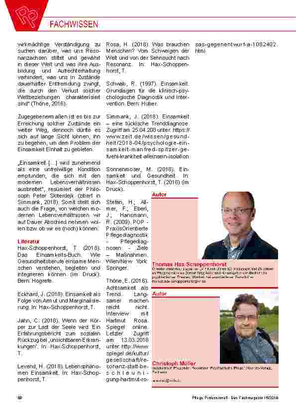Vorschauseite 5: Fernab aller Resonanz