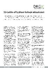 Vorschauseite 1: S3-Leitlinie Psychoonkologie aktualisiert