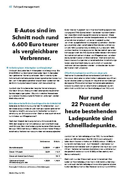 Vorschauseite 3: E-Autos in der Pflege: Lohnt sich der Umstieg?