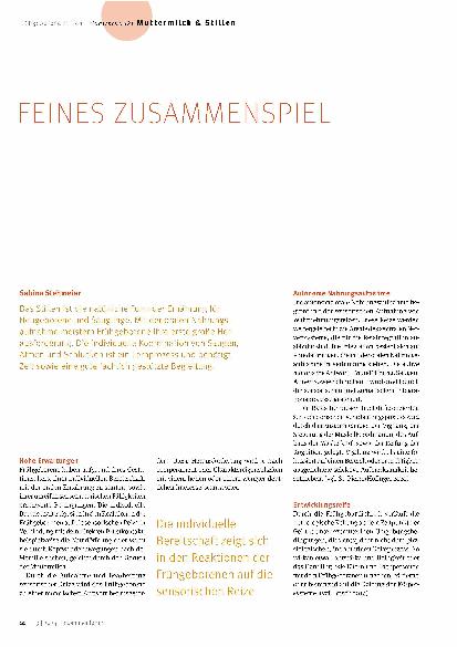 Vorschauseite 1: Feines Zusammenspiel