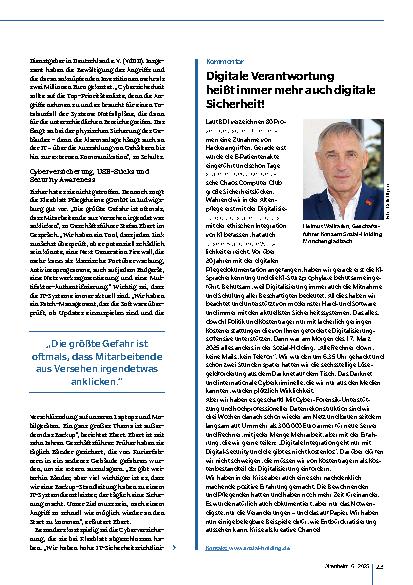 Vorschauseite 2: Viel Vorsorge schützt besser