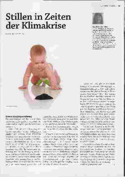 Vorschauseite 1: Stillen in Zeiten der Klimakrise