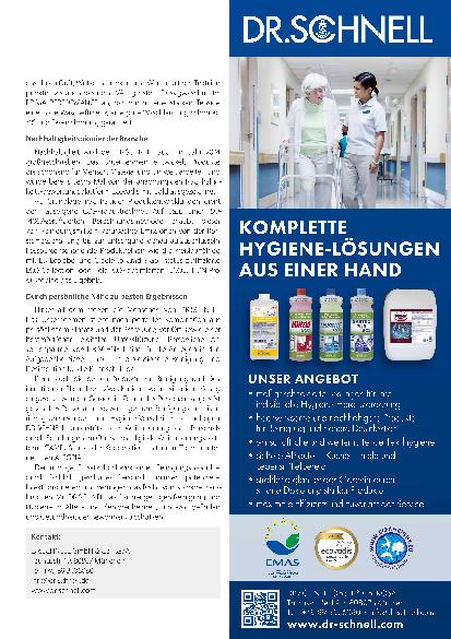 Vorschauseite 2: Maßgeschneiderte Lösungen für sichere Hygiene