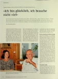 Vorschauseite 1: "Ich bin glücklich, ich brauche nicht viel."