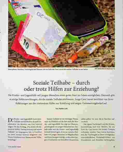 Vorschauseite 1: Soziale Teilhabe - durch oder trotz Hilfen zur Erziehung?
