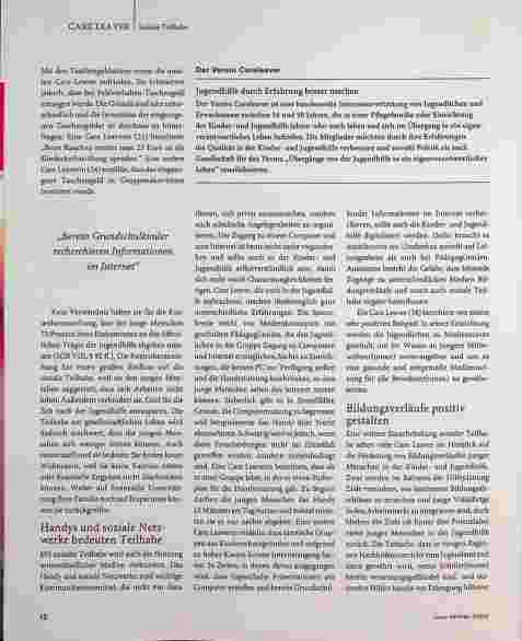 Vorschauseite 2: Soziale Teilhabe - durch oder trotz Hilfen zur Erziehung?
