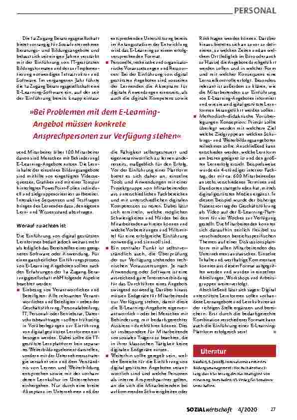 Vorschauseite 2: WEITERBILDUNG Qualifizierung nach Maß