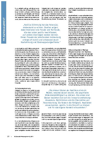 Vorschauseite 2: Schluss mit Nörgeln Ein Plädoyer für positive Stimmung