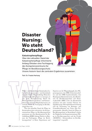 Vorschauseite 1: Disaster Nursing: Wo steht Deutschland?