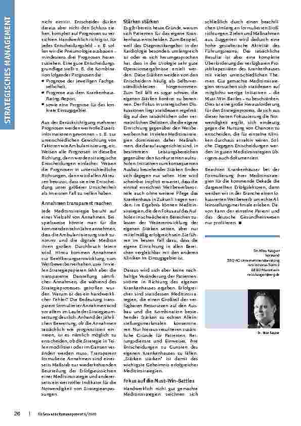 Vorschauseite 3: Sieben Merkmale erfolgreicher Medizinstrategien: Alleinstellungsmerkmale systematisch entwickeln.