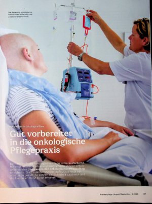 Vorschauseite 1: Gut vorbereitet in der onkologischen Pflegepraxis