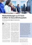 Vorschauseite 1: Weiterbildungen für IT-Fachkräfte im Gesundheitssystem