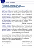 Vorschauseite 1: Trialogisch lehren und lernen – Fragmentarischer Rückblick – fachliches und Erfahrungswissen zusammenbringen