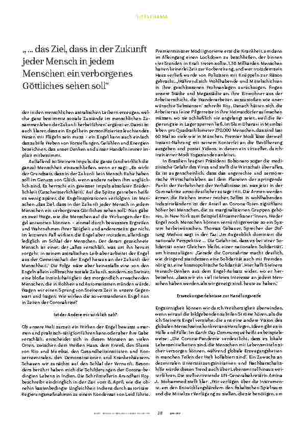 Vorschauseite 3: Vom Schlaf der globalen Vernunft