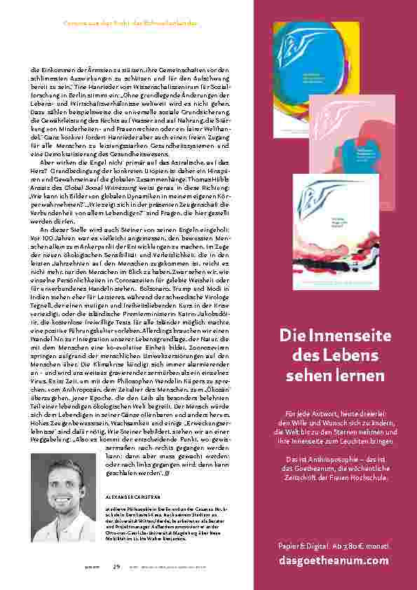 Vorschauseite 4: Vom Schlaf der globalen Vernunft