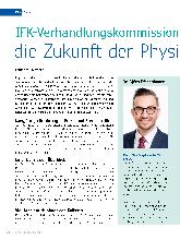 Vorschauseite 1: IFK-Verhandlungskommission im Portrait: Die Zukunft der Physiotherapie im Blick