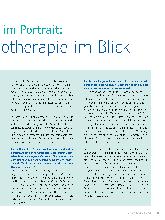 Vorschauseite 2: IFK-Verhandlungskommission im Portrait: Die Zukunft der Physiotherapie im Blick