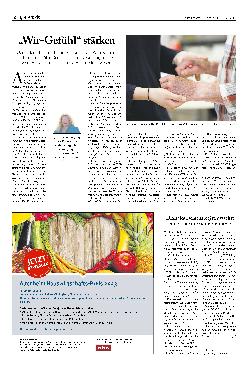 Vorschauseite 1: "Wir-Gefühl" stärken