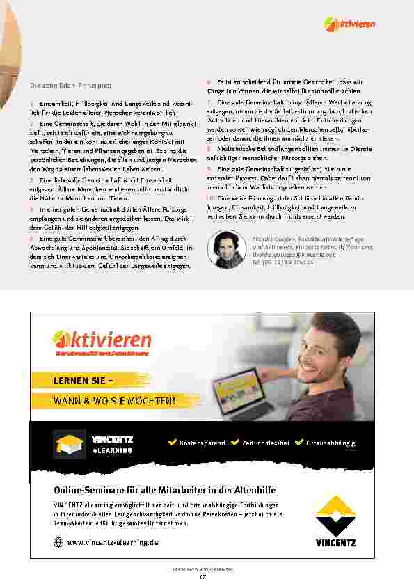 Vorschauseite 6: Raus aus der Einsamkeit, rein ins Leben.