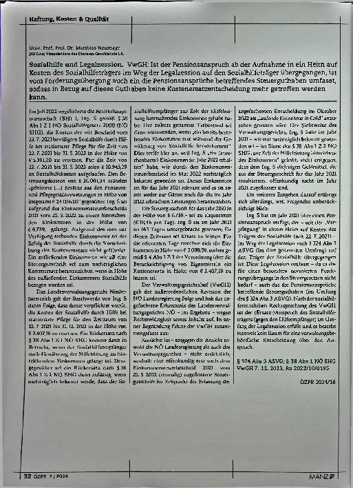 Vorschauseite 3: Rechtsprechung