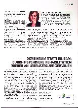 Vorschauseite 2: "Der Reha-Plan entfaltet seine Wirkung"