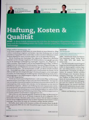 Vorschauseite 1: Rechtliche Zuständigkeiten) für die Hospizund Palliatiwersorgung1